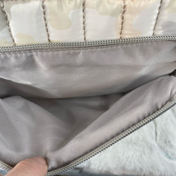 Time and Tru soft pastel camo crossbody quilted purse. - Picture 7 of 13